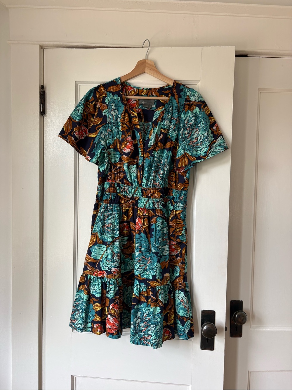 Anthropologie Somerset cotton mini dress